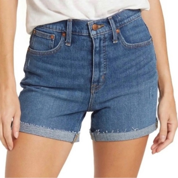 Madewell Pants - Madewell High-Rise Denim Shorts Size 27
